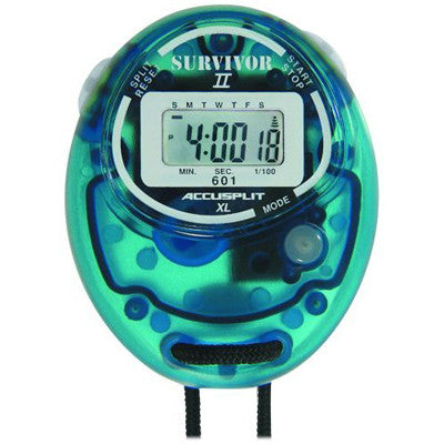 ACCUSPLIT Survivor II - S2XL Stopwatch, Cum Split, Clock