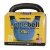 GoFit 20-Pound Blue Kettlebell with Vinyl Coating